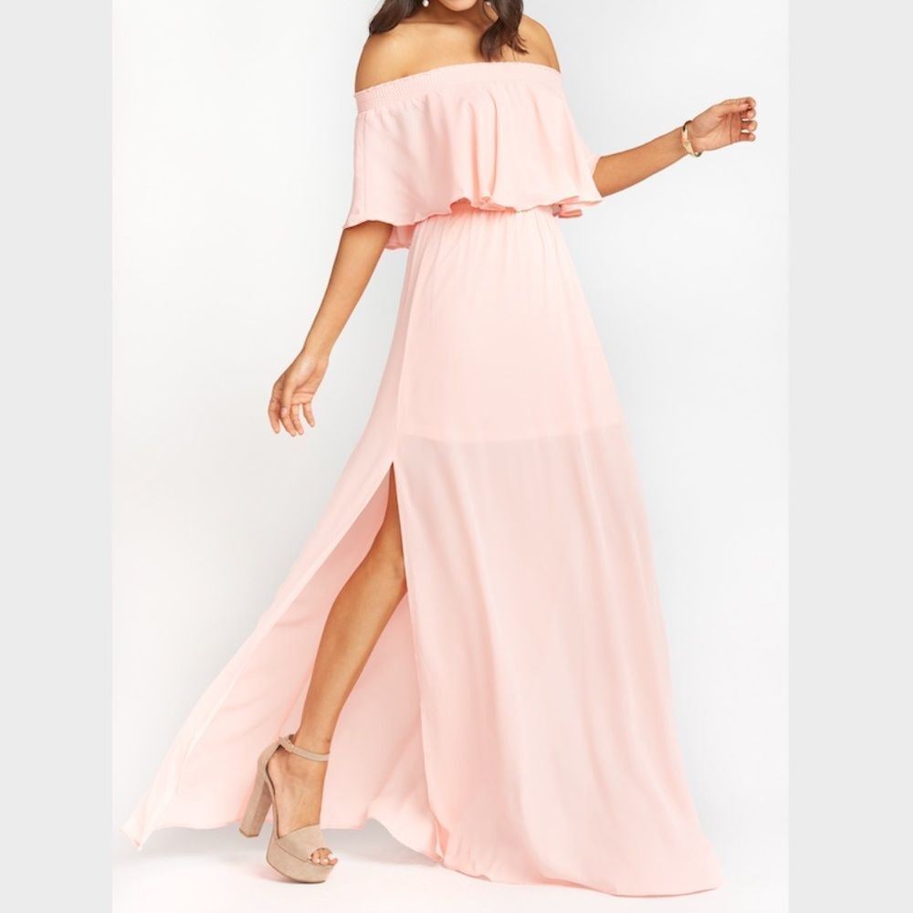NWT Show Me Your Mumu Hacienda Maxi Dress in Pink